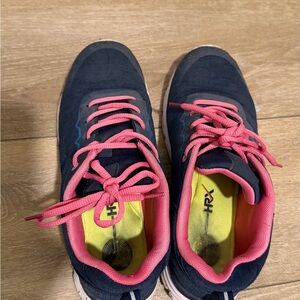 Women's Navy and Pink Sneakers